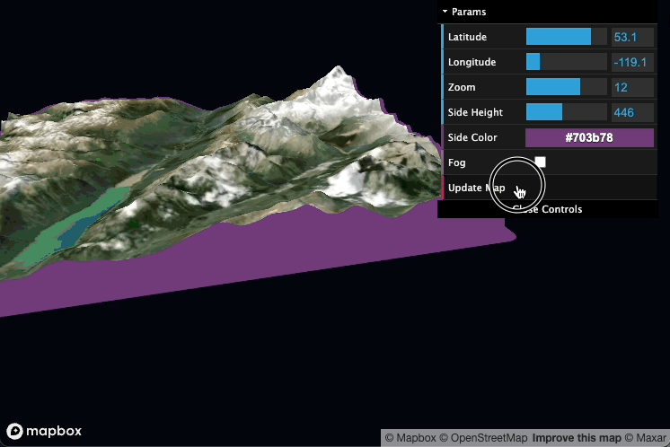 Mapbox single tile